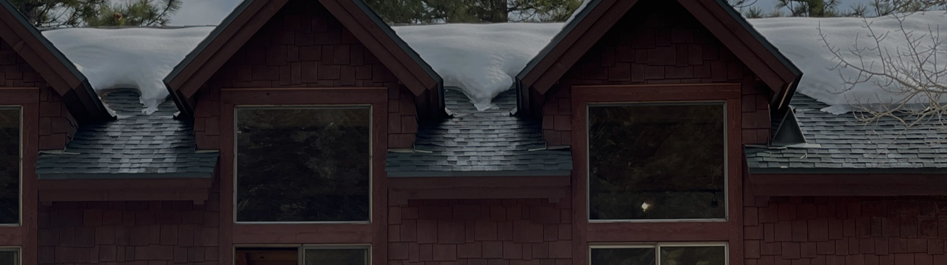 Roof de-icing systems for Boston banner