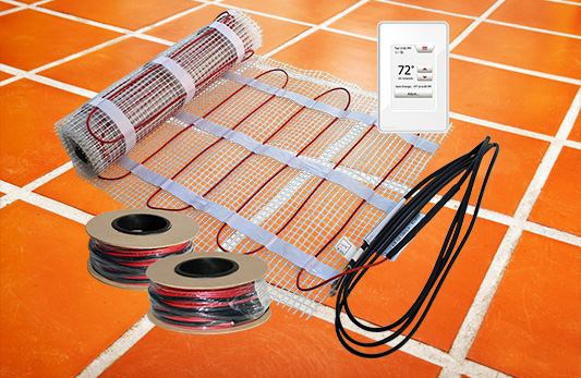 ComfortTile floor heating heating systems.