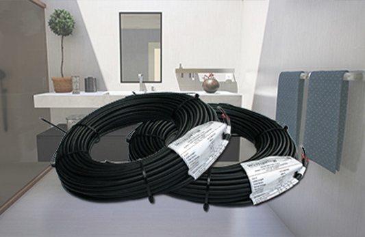 In-Slab floor heating cable for heating concrete slabs.