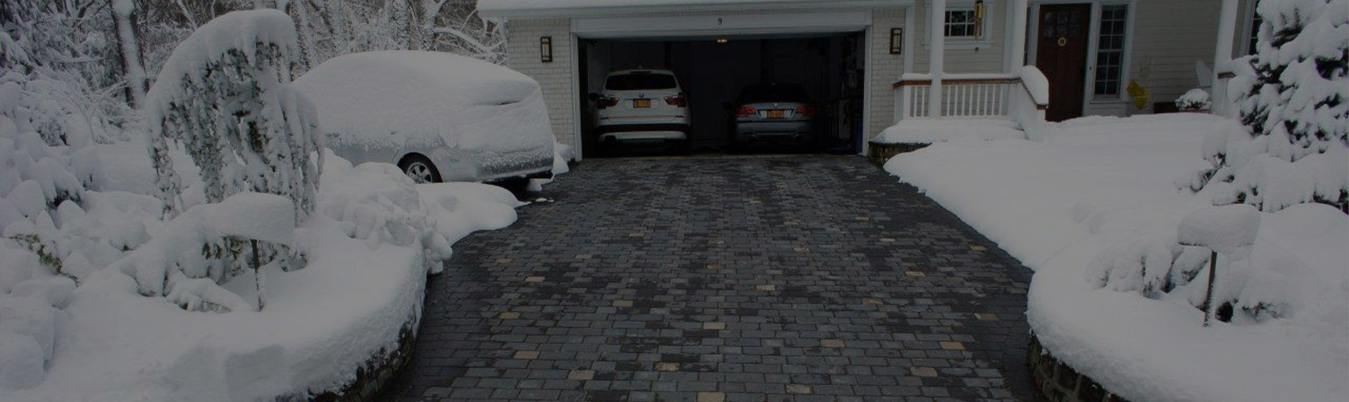 Boston heated paver driveway banner