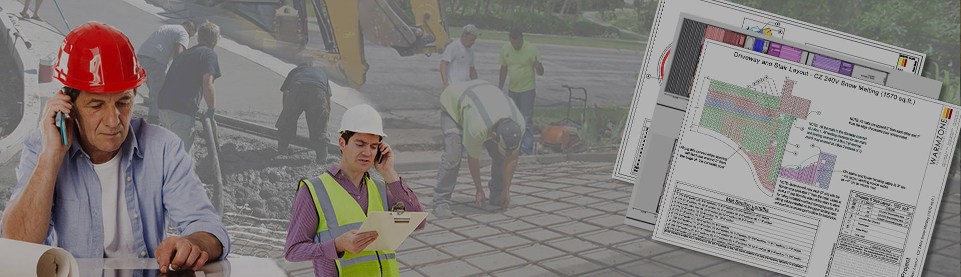 Warmzone radiant heating system services banner